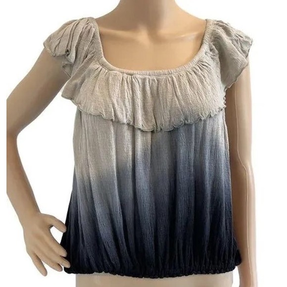Free People Blouse | NWT! Womens Ombré Blouse | Size Large - Picture 5 of 6